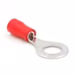 Red PVC Ring Terminal (1/4, M6)